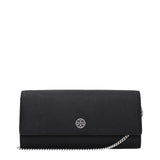 Tory Burch Black Leather Clutch Bag - Élégant et Polyvalent