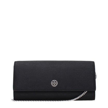 Pochettes en cuir noir Tory Burch