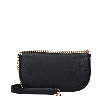 Sacs à bandoulière en cuir noir Tory Burch