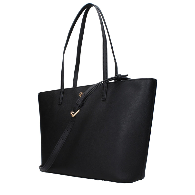 Tory Burch Black Leather Shoulder Bag - Élégant et Polyvalent