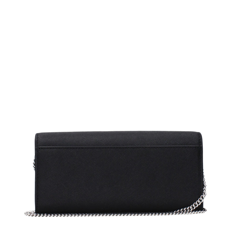 Tory Burch Black Leather Clutch Bag - Stylish & Versatile
