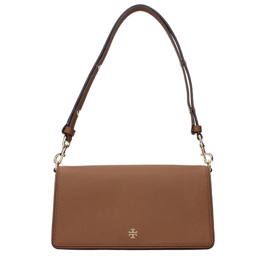 Sacs à bandoulière en cuir marron Tory Burch