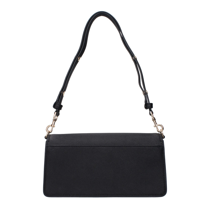 Tory Burch Black Leather Shoulder Bag - Élégant et Pratique