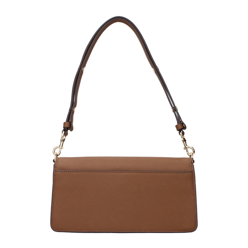 Tory Burch Sac à Bandoulière en Cuir Marron - Élégant et Pratique