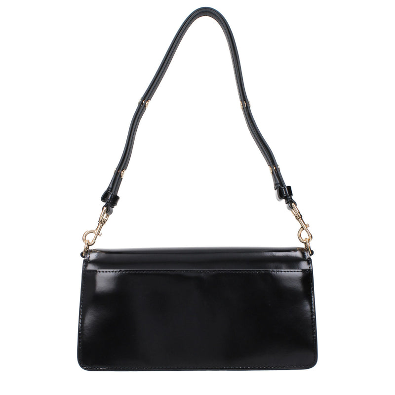 Tory Burch Black Leather Shoulder Bag - Élégance et Fonctionnalité