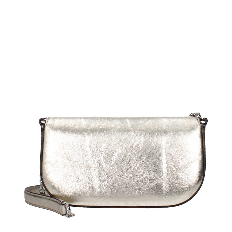 Tory Burch Gold Leather Crossbody Bag - Élégance et Polyvalence