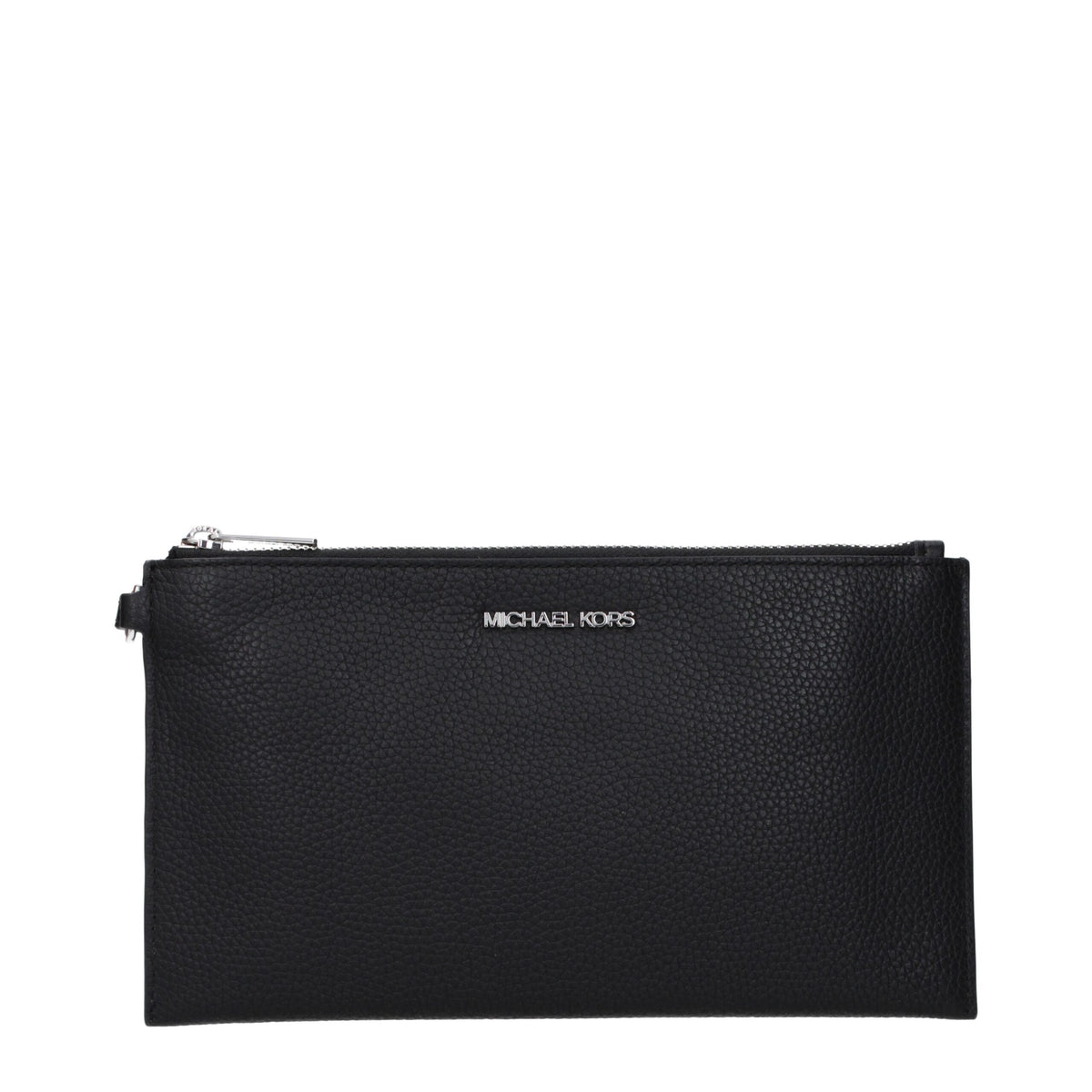 Michael Kors Black Leather Clutch Bag - Elegant Accessory