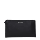 Michael Kors Black Leather Clutch Bag - Elegant Accessory