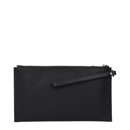 Sacs à main en cuir noir Michael Kors