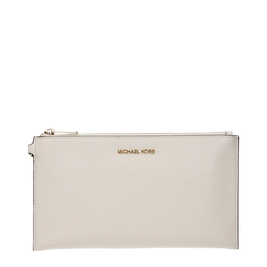 Sacs à main en cuir beige Michael Kors