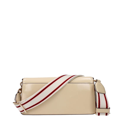 Sacs à bandoulière en cuir beige de Tory Burch