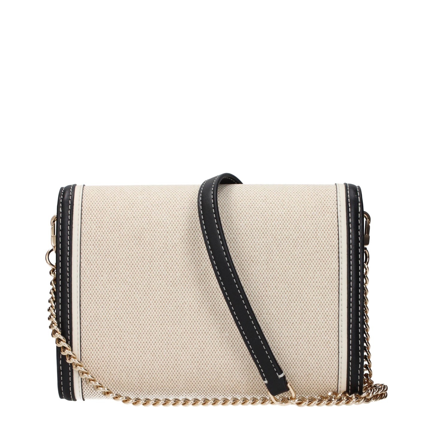 Pochettes en tissu beige Tory Burch