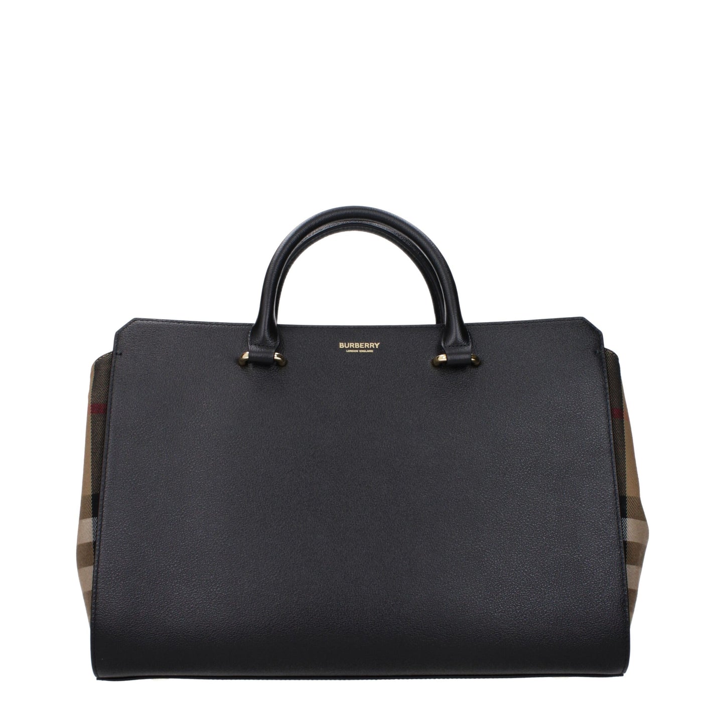 Burberry Black Leather Handbags
