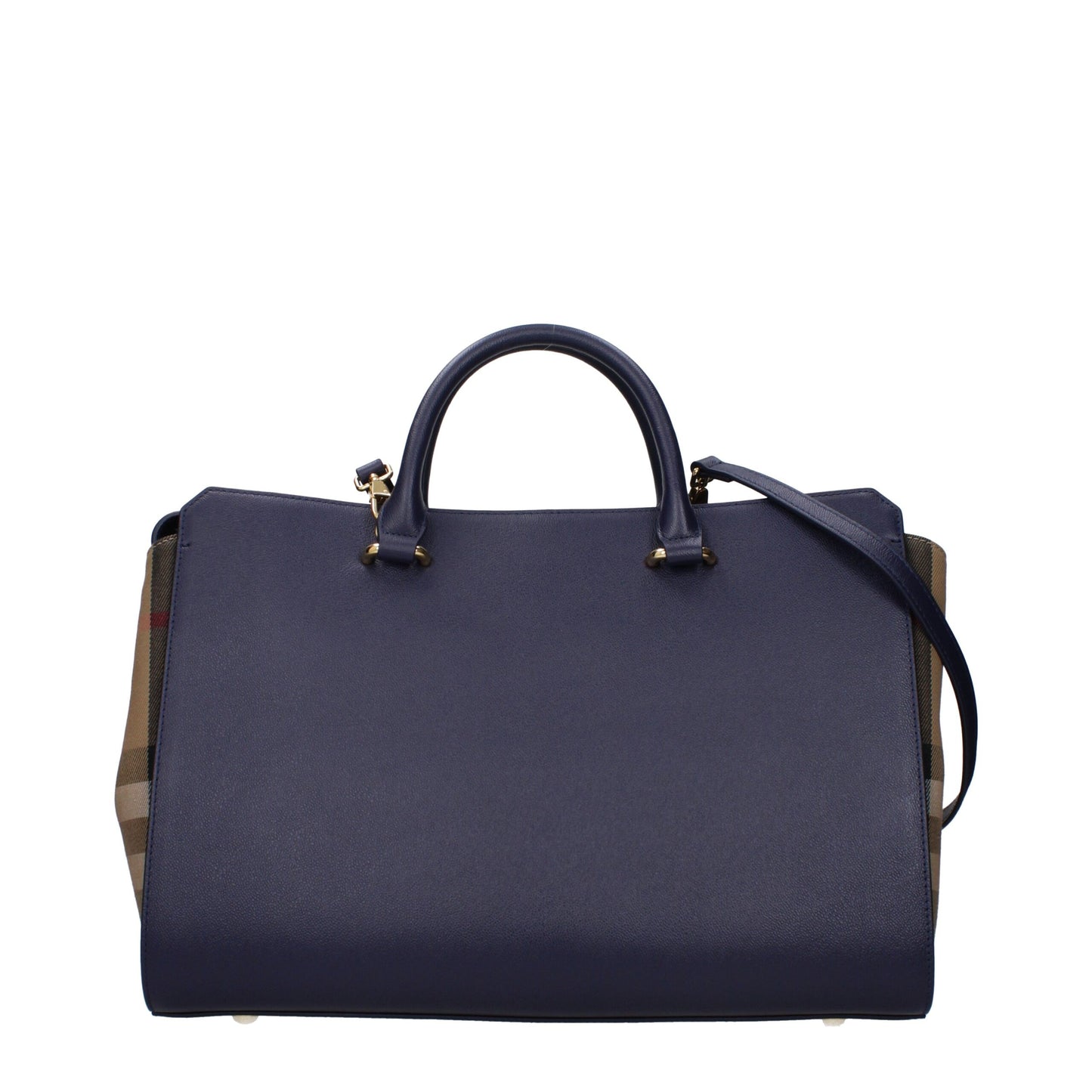 Sacs à main en cuir bleu Burberry