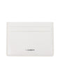Porte-cartes en cuir blanc Jil Sander