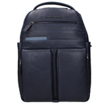 Piquadro Blue Leather Backpack CA6030S122BLU