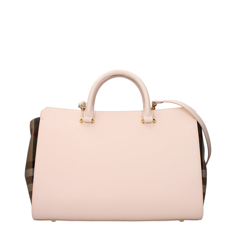 Burberry Pink Leather Handbag - Luxury and Versatile Style