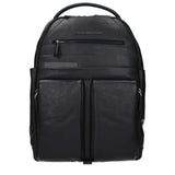 Piquadro Sac à Dos en Cuir Noir