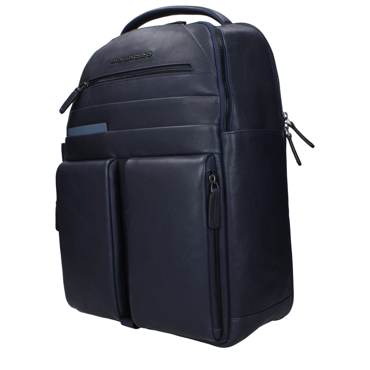Piquadro Blue Leather Backpack CA6030S122BLU