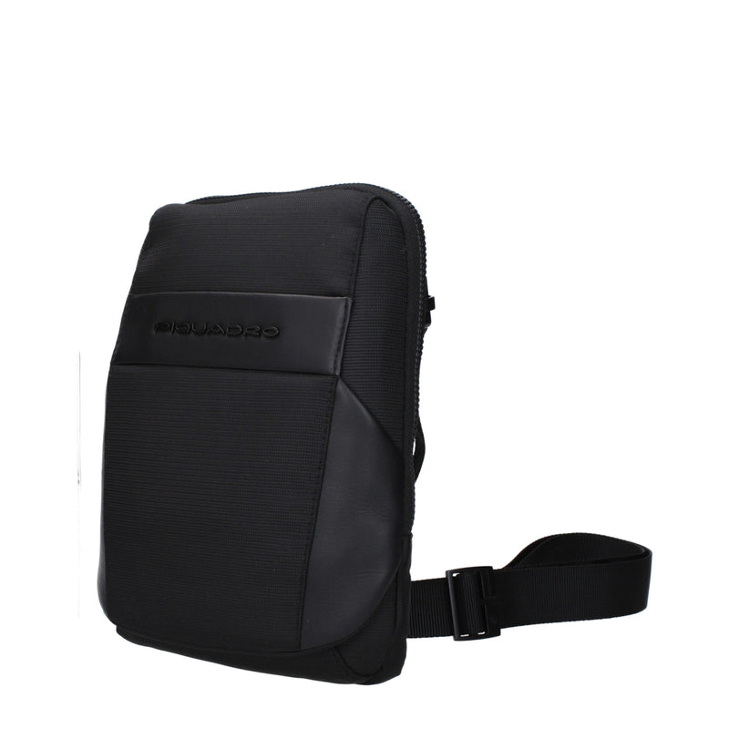 Sac à bandoulière en tissu noir Piquadro CA5747S117N