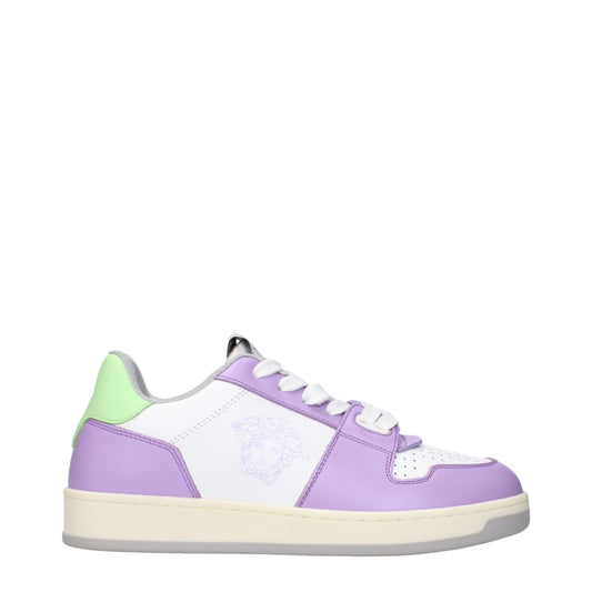 Verzase witte leren lage sneakers