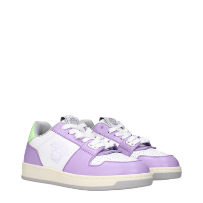 Verzase witte leren lage sneakers