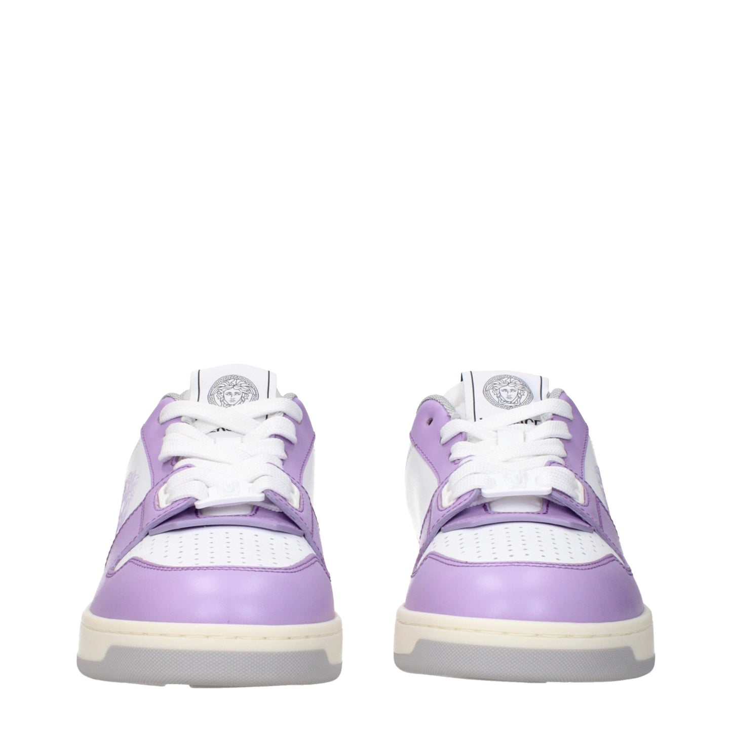Verzase witte leren lage sneakers