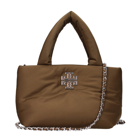 Sacs à main en tissu marron de Tory Burch