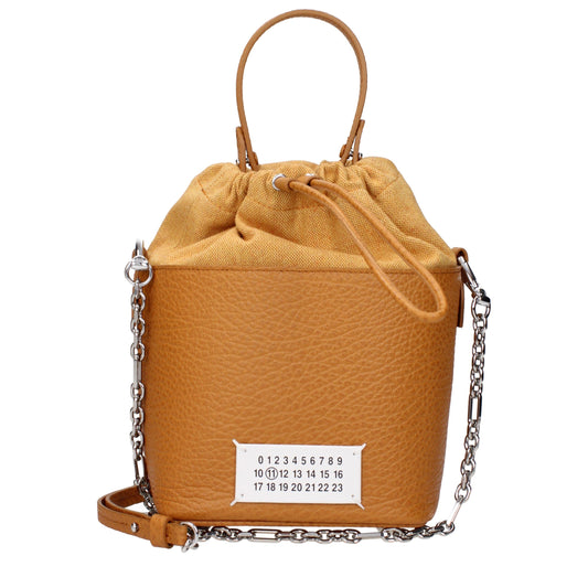 Sacs à main en cuir marron de Maison Margiela