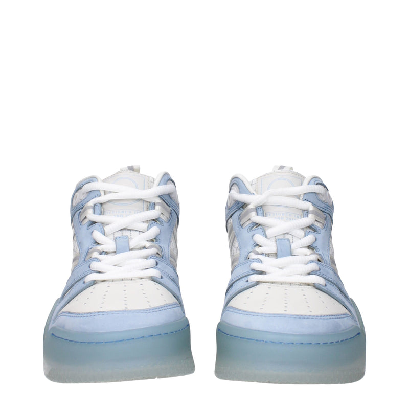 Moncler White Leather High Tops - Luxueux Sneakers pour Femmes