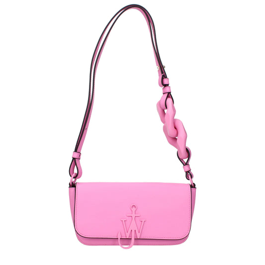 Sacs à bandoulière en cuir rose de JW Anderson