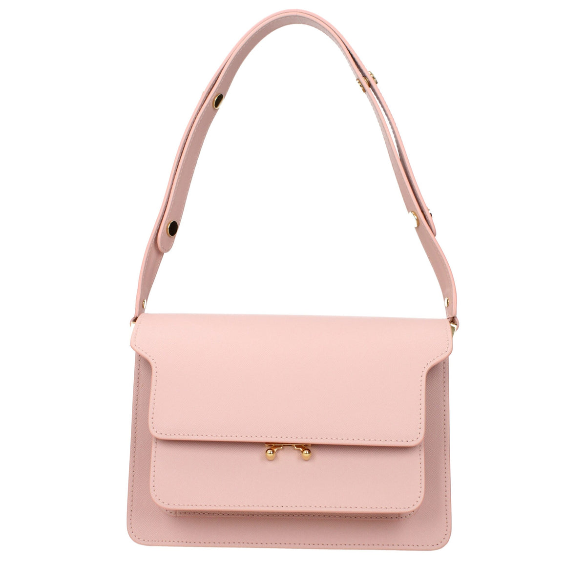 Marni Pink Leather Shoulder Bag - Chic and Versatile Accessory