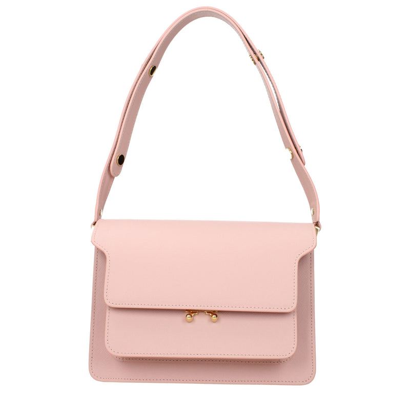 Marni Pink Leather Shoulder Bag - Chic and Versatile Accessory