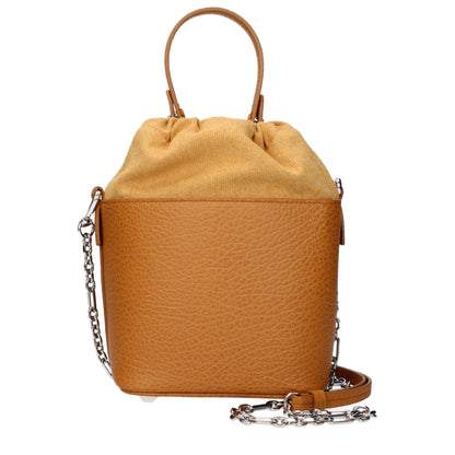 Sacs à main en cuir marron de Maison Margiela