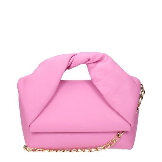 Sacs à main en cuir rose de JW Anderson