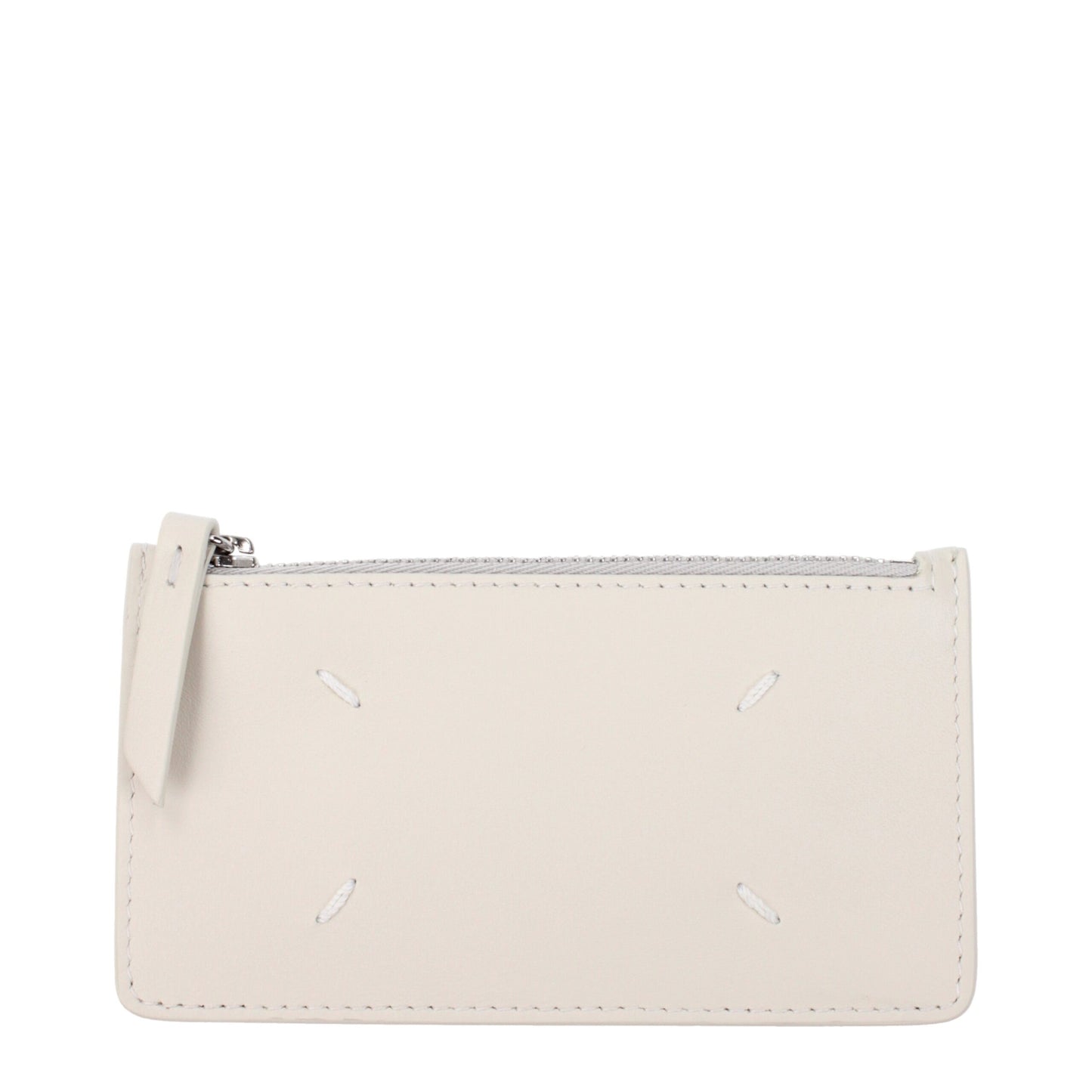 Portefeuilles en cuir beige de Maison Margiela