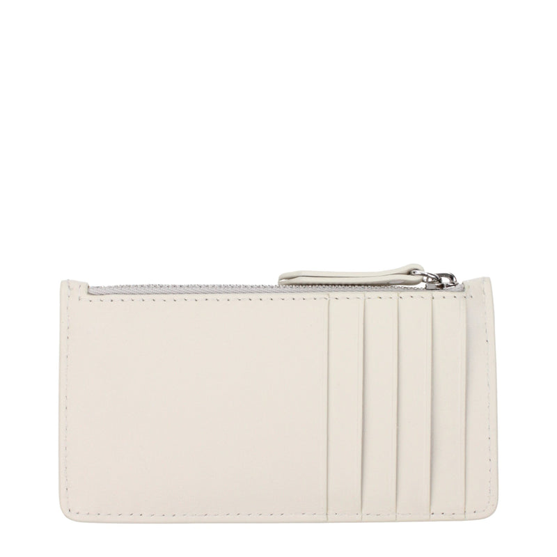 Maison Margiela Beige Leather Wallet - Élégant Porte-Monnaie
