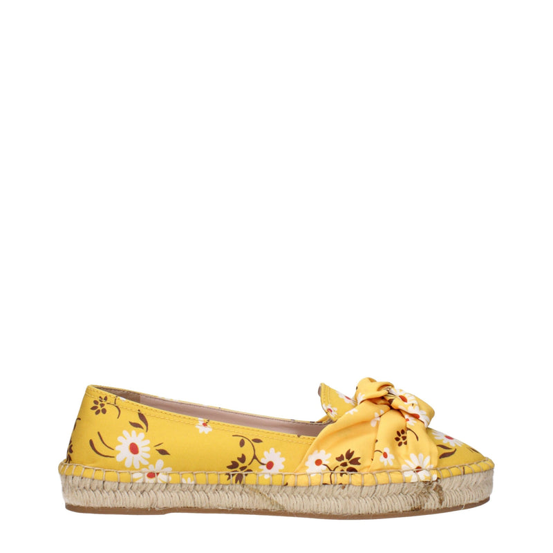 Miu Miu Yellow Fabric Espadrilles for Women - Stylish Comfort