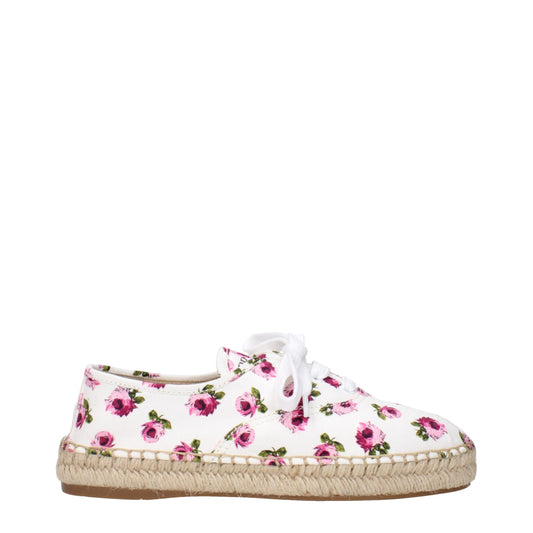 Prada Espadrilles van wit stof