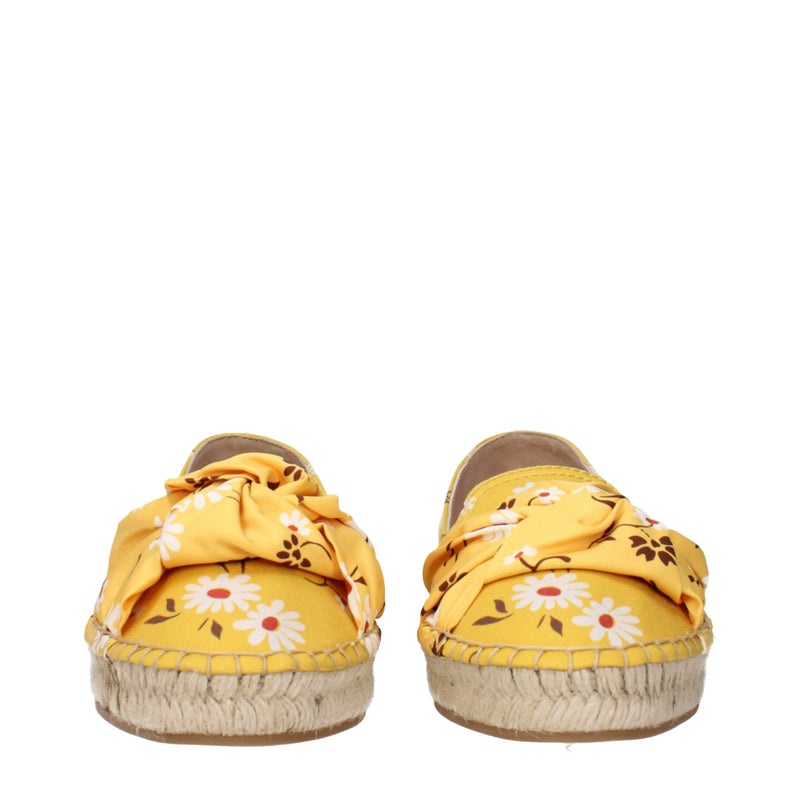 Miu Miu Yellow Fabric Espadrilles for Women - Stylish Comfort