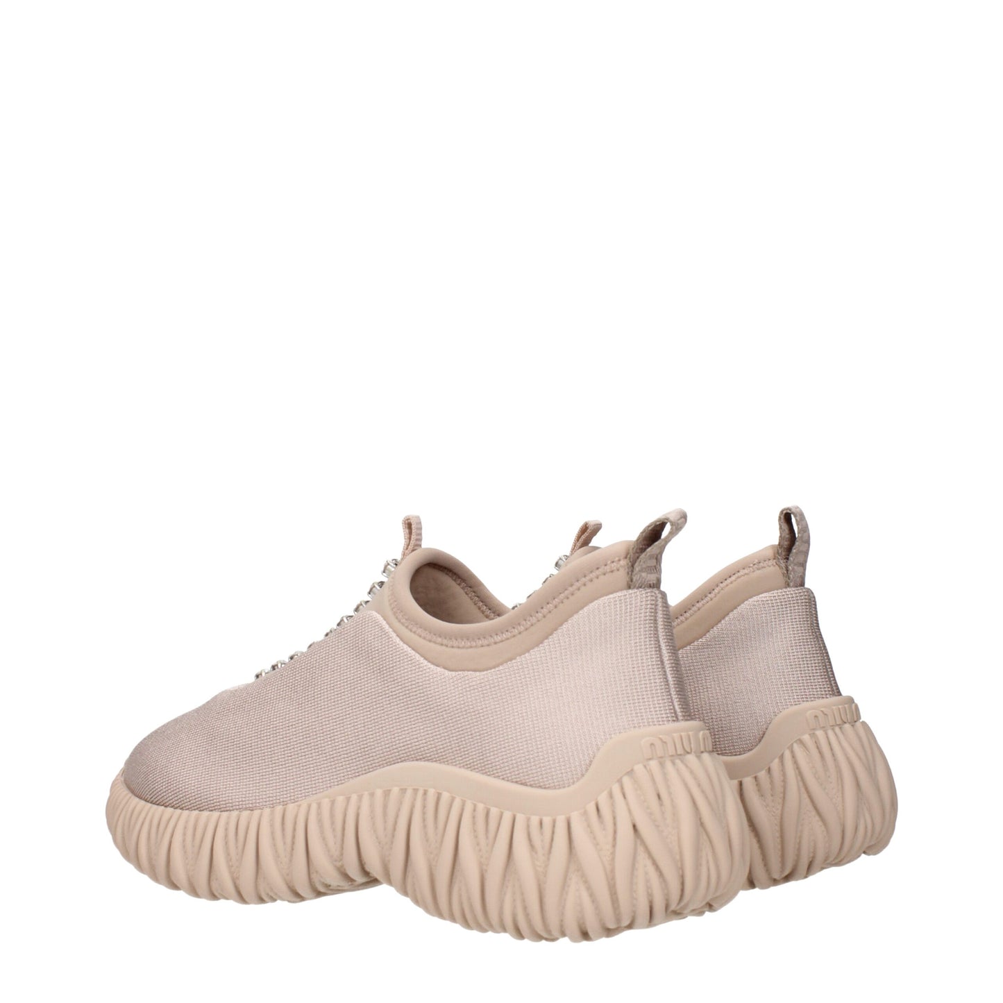 Miu Miu Beige Sneakers van stof