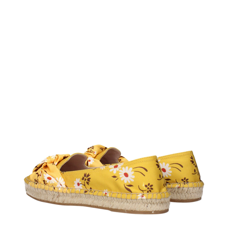 Miu Miu Yellow Fabric Espadrilles for Women - Stylish Comfort
