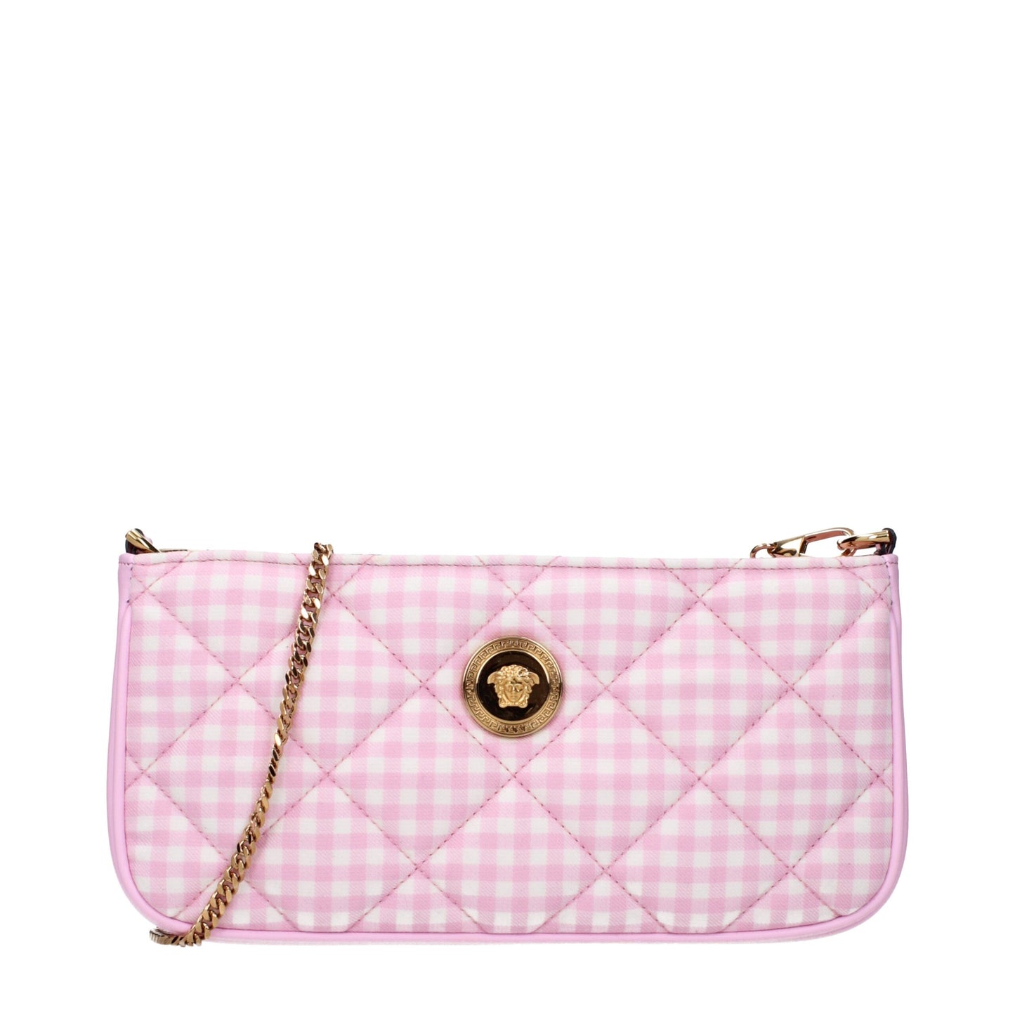 Sacs à bandoulière en tissu rose Versace