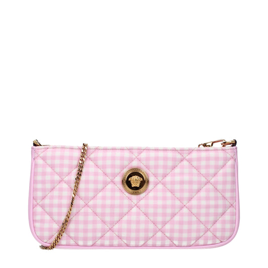 Sacs à bandoulière en tissu rose Versace