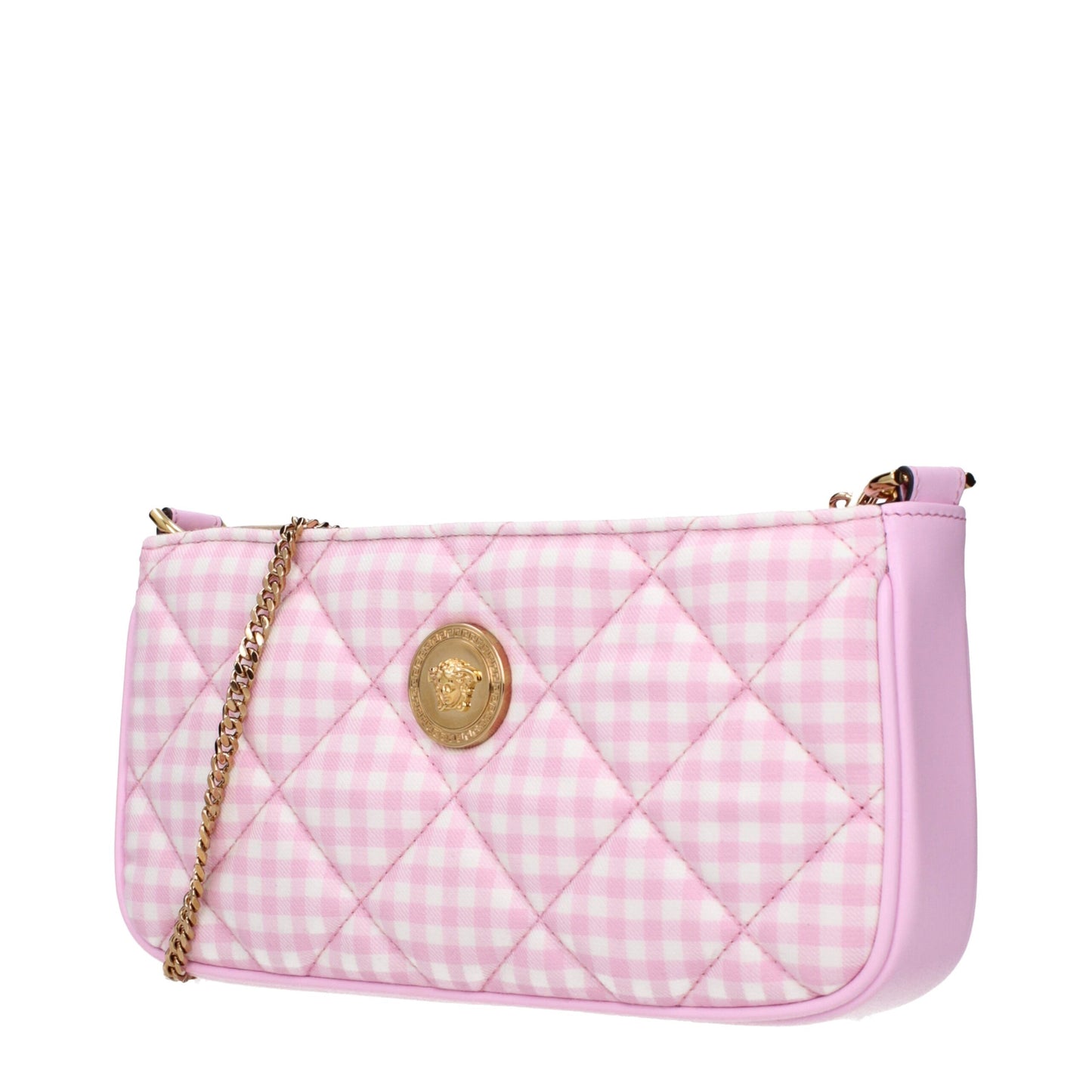 Sacs à bandoulière en tissu rose Versace