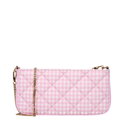 Sacs à bandoulière en tissu rose Versace