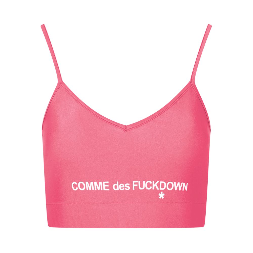 Comme Des Fuckdown Roze Polyester Topjes & T-shirts
