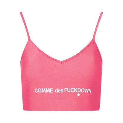 Comme Des Fuckdown Roze Polyester Topjes & T-shirts