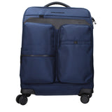 Piquadro Trolley en Tissu Bleu pour Voyage