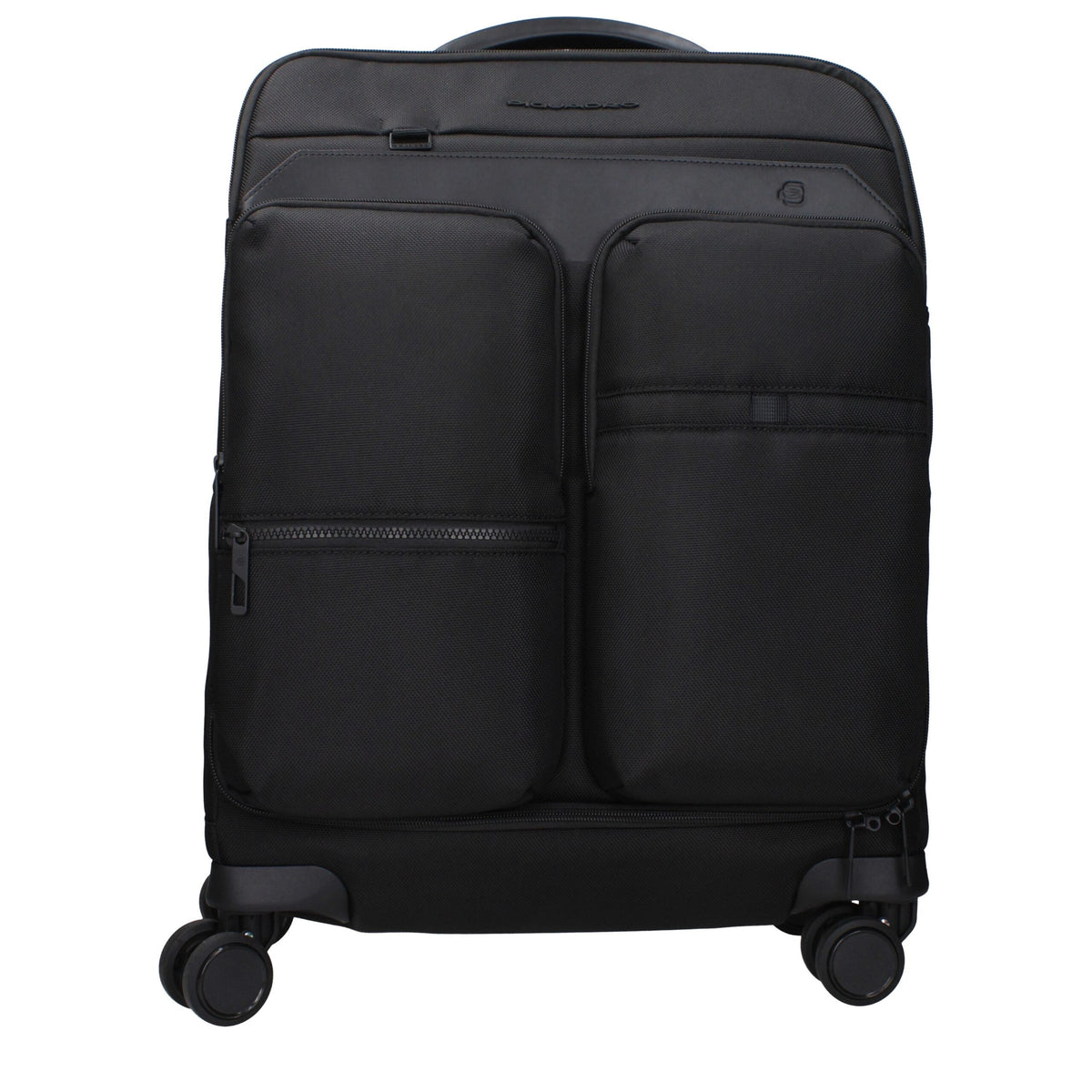 Piquadro BV4343X19N Trolley en Tissu Noir pour Voyage